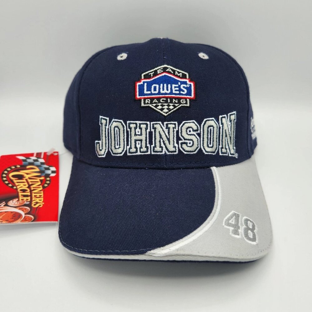 #48 Jimmie Johnson Team Lowe's Racing Baseball Hat 2007 Winners Circle NWT